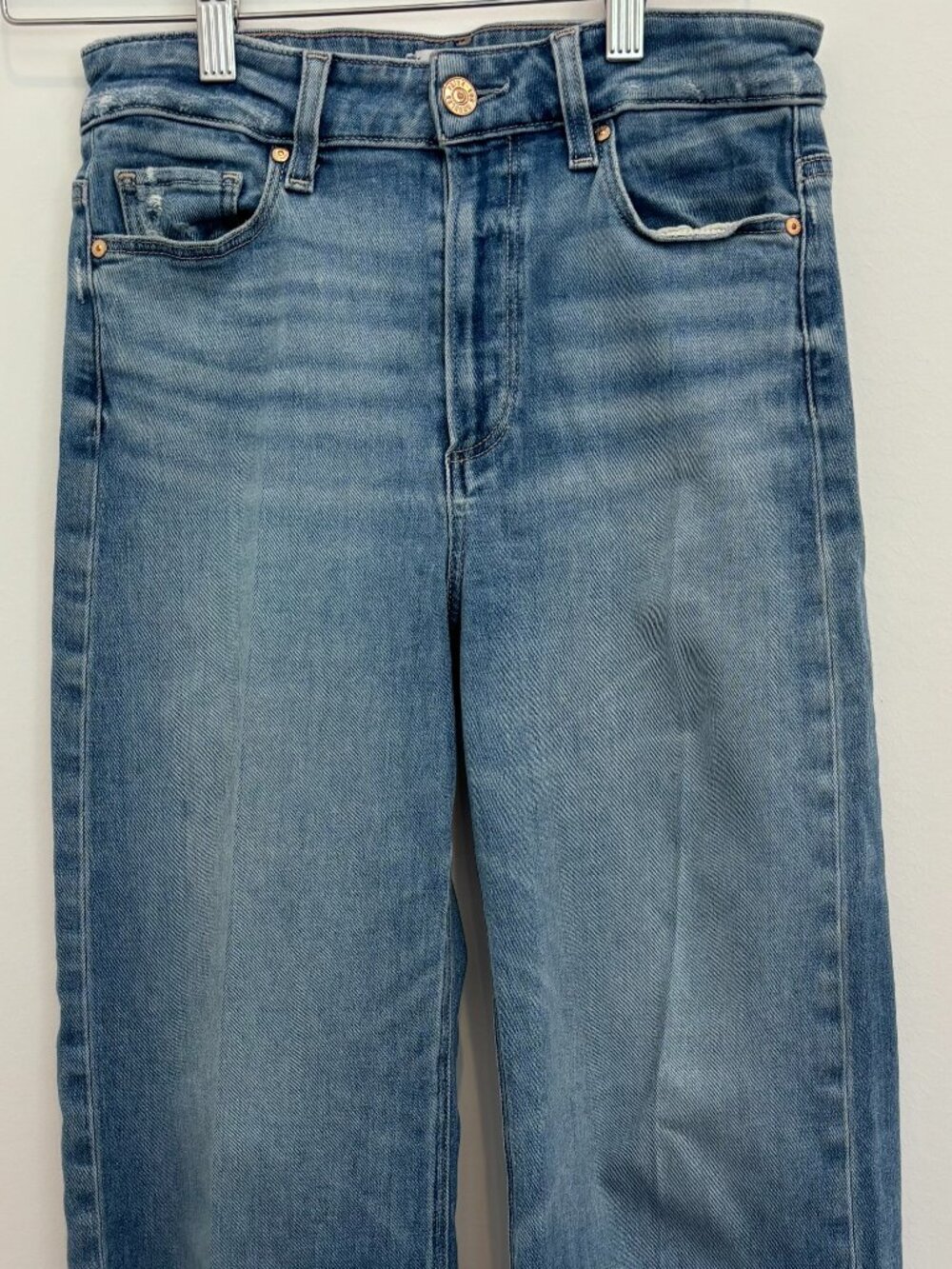 Paige Anessa Petite Wide Leg Jean - 27 - Picture 2 of 10